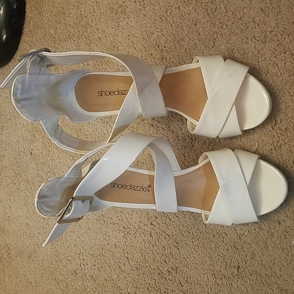 White stilettos